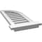 Ekena Millwork Quarter Round Top Right Surface Mount PVC Gable Vent w/ 2"W x 2"P Brickmould Sill Frame, 12"W x 30"H GVPQR12X3003SF - alternate 3